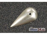 Чешуйки CR129 Малёк, 11,5 х 6 мм., никель, 100 шт.